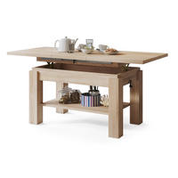 COUCHTISCH rechteckig Sonoma Eiche ausziehbar höhenverstellbar - Sonoma Eiche, Holzwerkstoff (68/110/59cm) - designimpex