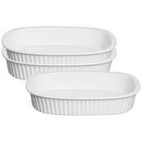 AUFLAUFFORMEN Bianco weiß 32 x 24 cm 3er Set - Weiß, Keramik (32/24/6cm) - Ritzenhoff Breker