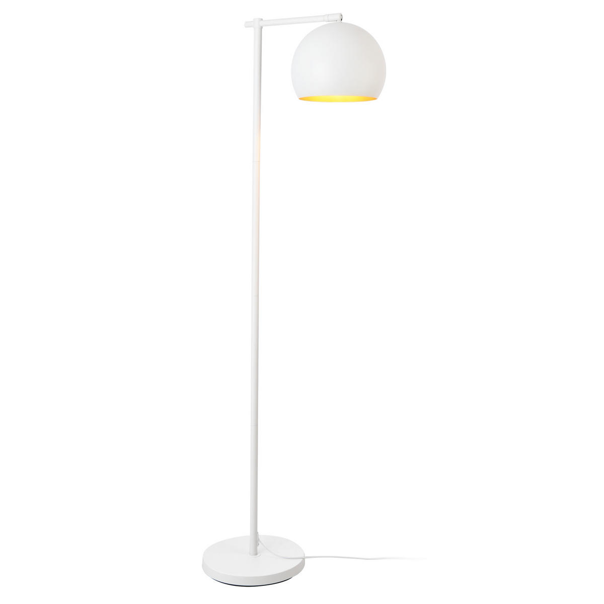 STEHLEUCHTE Skiptvet - Weiß, Metall (30/30/156cm) - lux.pro
