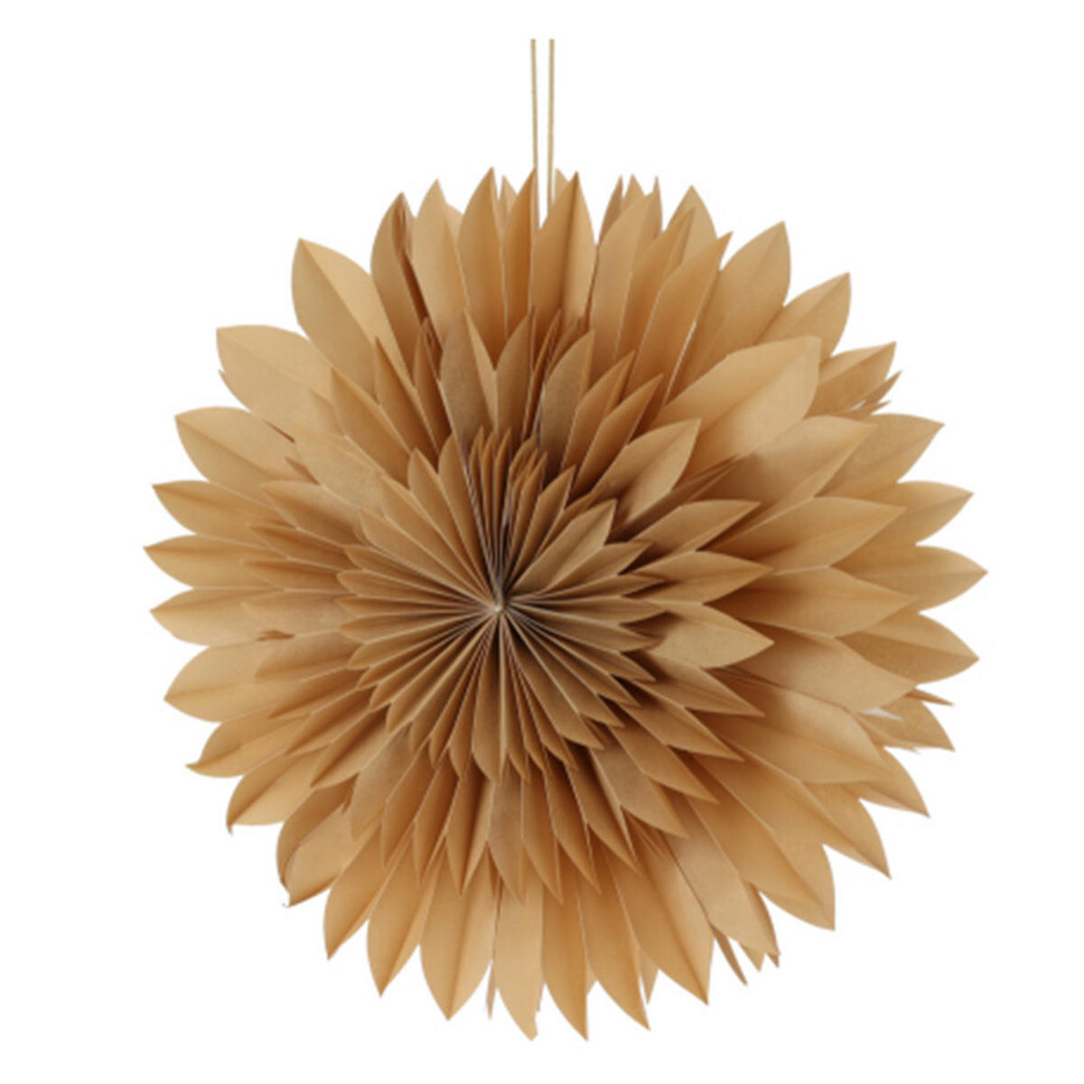 FENSTERSCHMUCK Papierstern 50 cm - Orange, Papier (16/50/50cm) - Home Styling Collection