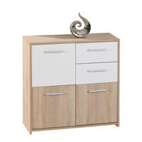 KOMMODE Eiche Dekor - Eiche Wotan, Holzwerkstoff (77/77/30cm) - ebuy24