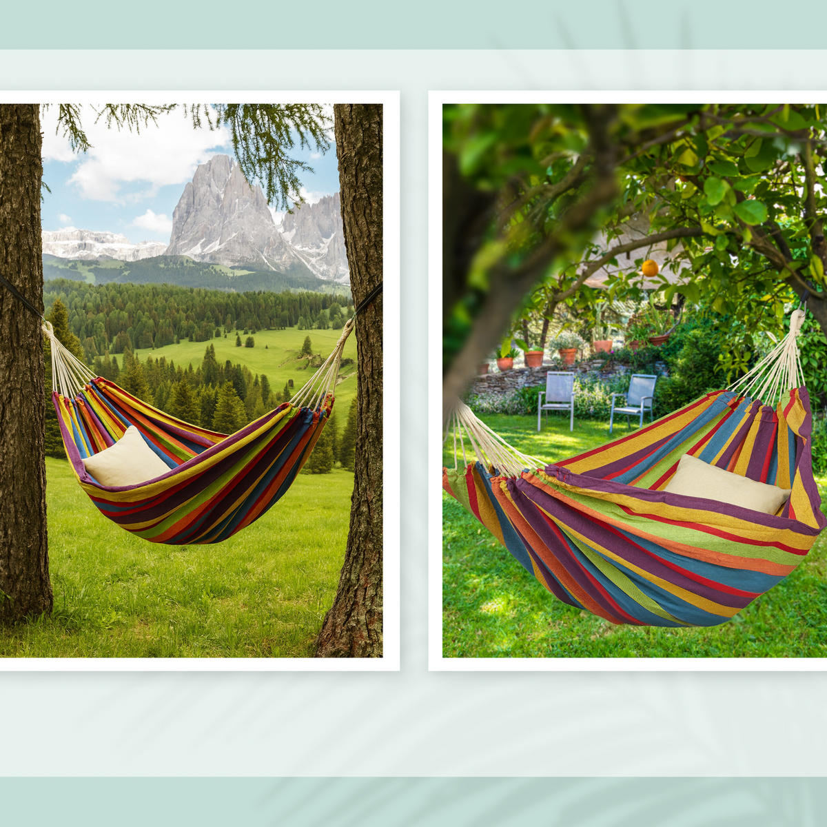 HÄNGEMATTE - Multicolor, Textil (150/2.5/250cm) - Relaxdays