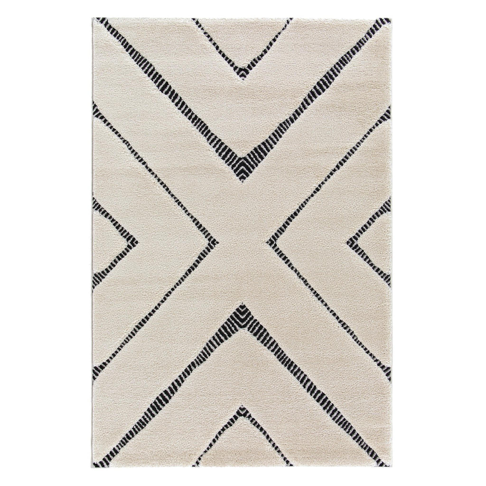 TEPPICH Ethnostil, weich Beige - Beige, Textil (120/170cm) - AFK Living