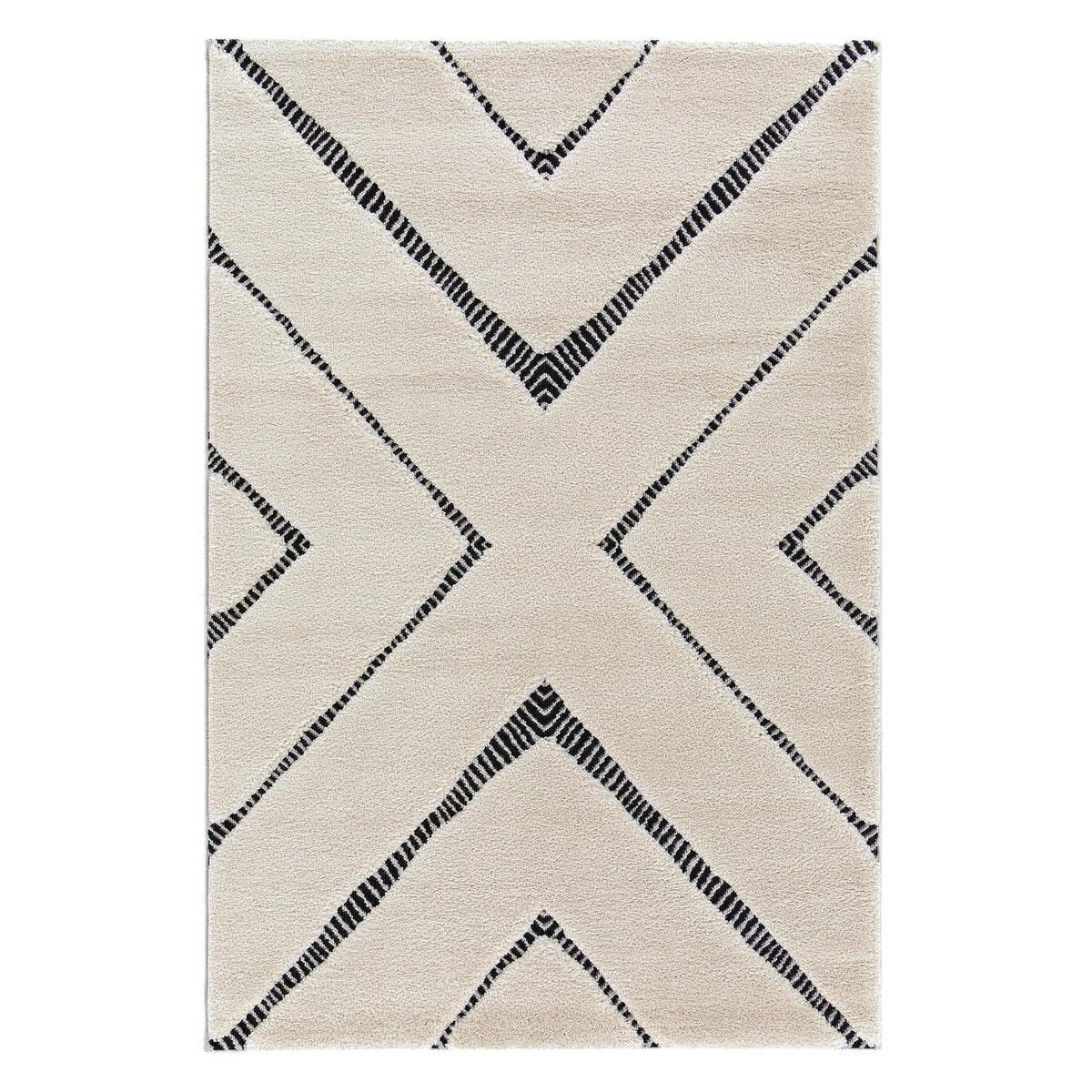TEPPICH Ethnostil, weich Beige - Beige, Textil (120/170cm) - AFK Living