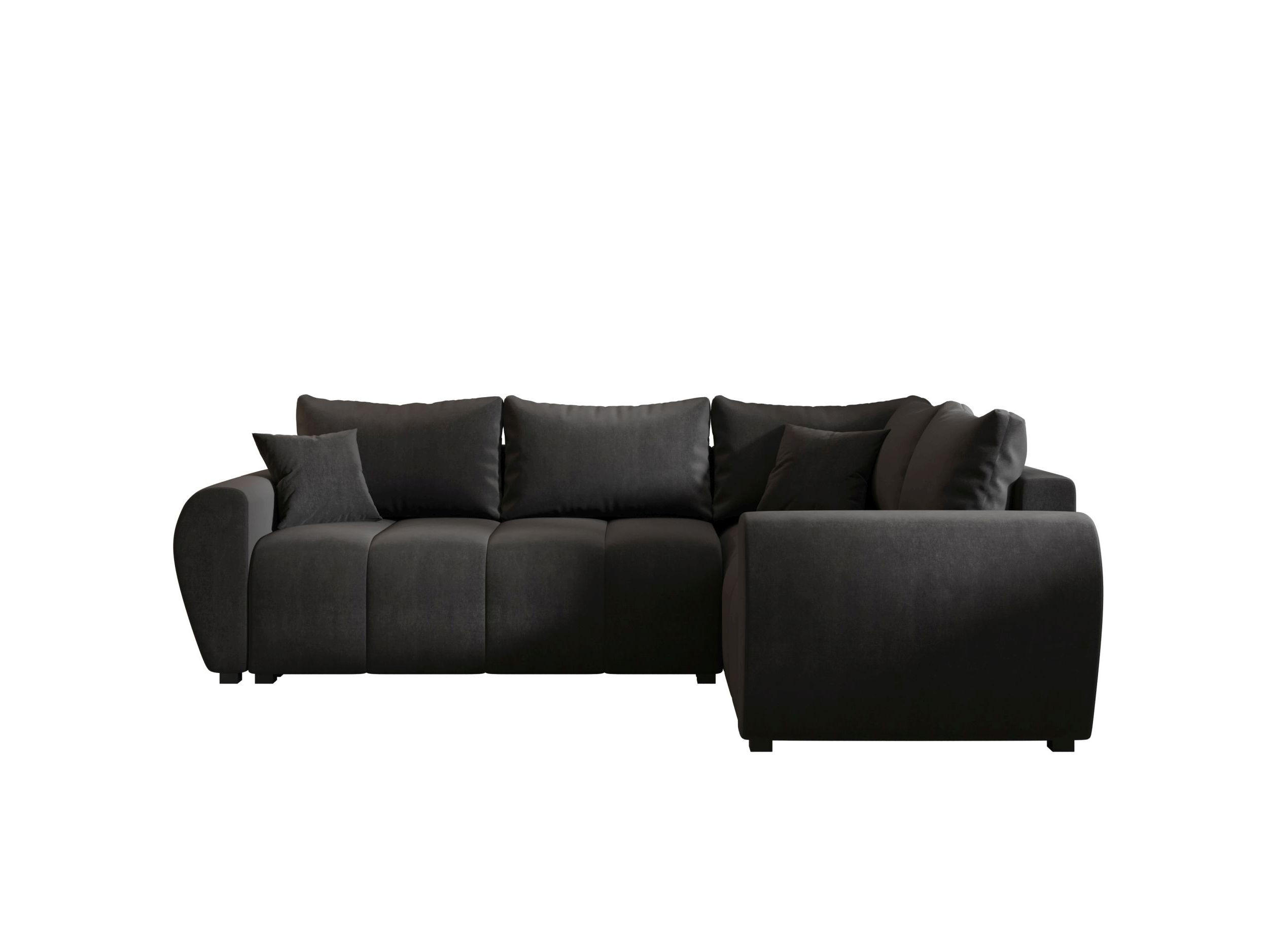 ECKSOFA MOLISA L PLUS Itaka 27 Rechts mit Schlaffunktion - Dunkelgrau, Textil (235/175cm) - Bedante
