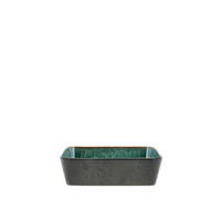 AUFLAUFFORM 28 x 21 cm Schwarz/Grün - Schwarz, Keramik (29.2/9/22.2cm) - Bitz