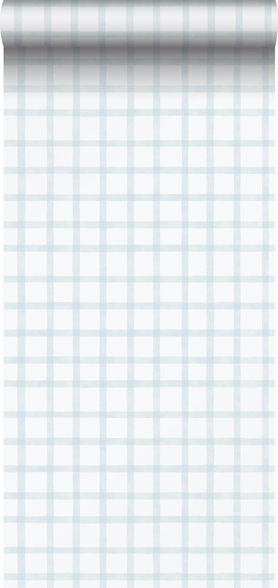 TAPETE Karomuster 53 cm x 10.05 m - Weiß, Papier (53/1000cm) - Sanders & Sanders