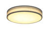 DECKENLEUCHT LED 12W 3000K Stoffschirm Modern Rund Ø30CM - Grün, Kunststoff (30/30/5cm) - ZMH