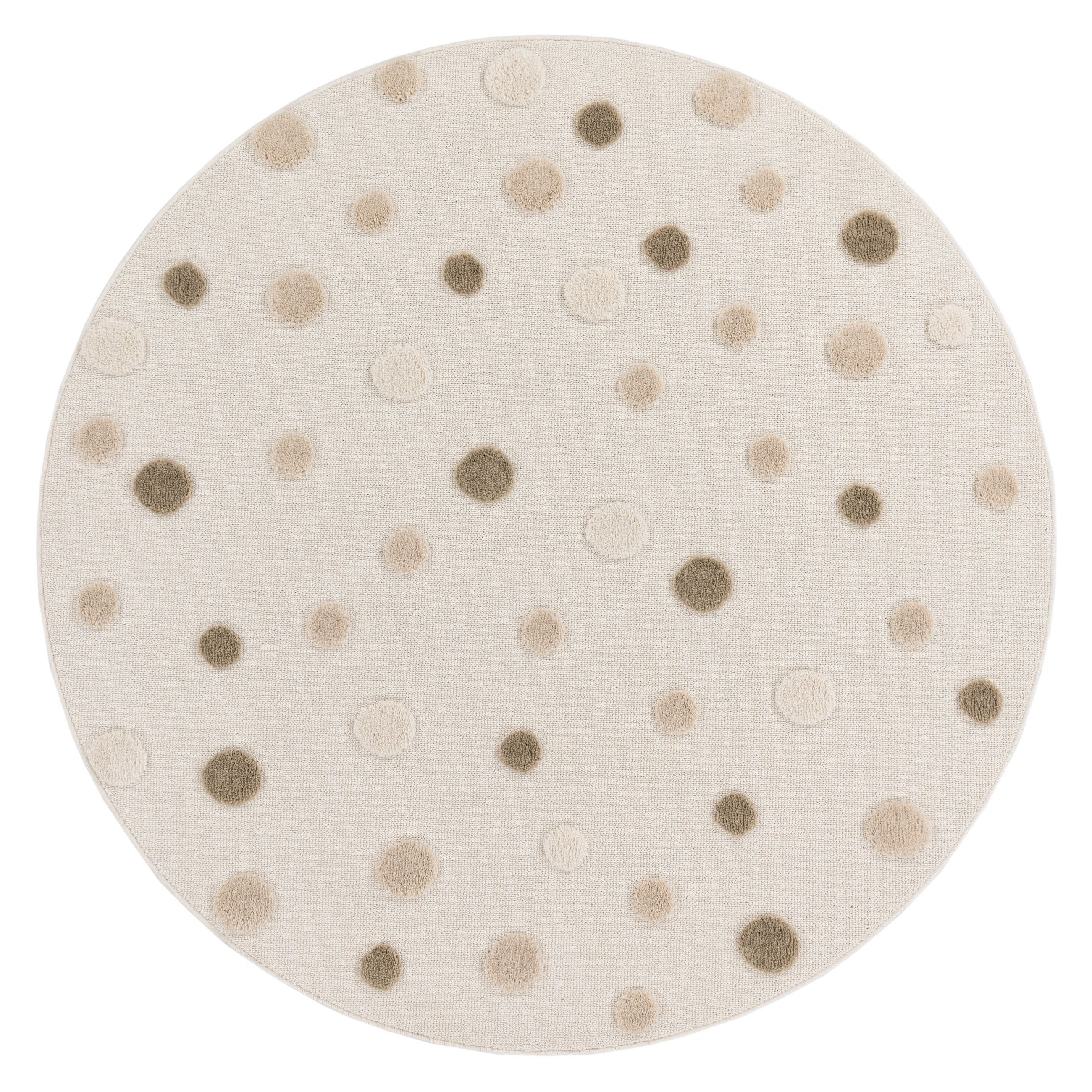 KINDERTEPPICH 120/120 cm Togo 378 - Creme, Textil (120/120cm) - Paco Home