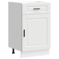 KÜCHENUNTERSCHRANK Porto Weiss Holzwerkstoff - Weiß, Holzwerkstoff (46/81.5/50cm) - vidaXL