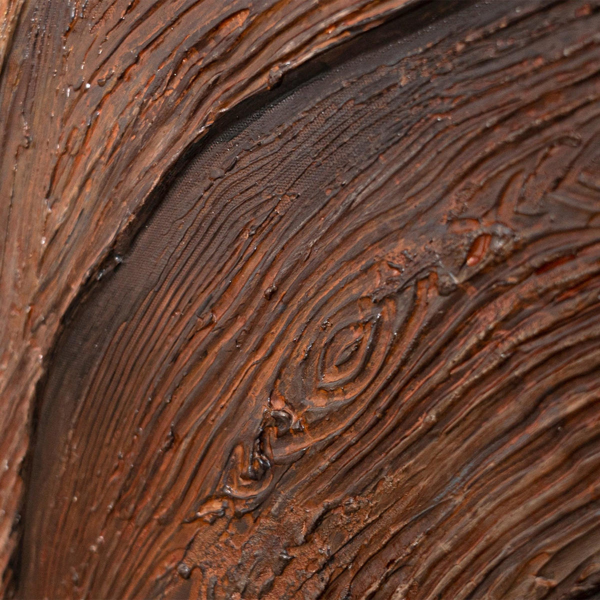 GEMÄLDE Atem des Baumes Schattenfugenrahmen Eichefarben 120x80 cm - Eichefarben, Holz (120/80cm) - YS-art gallery