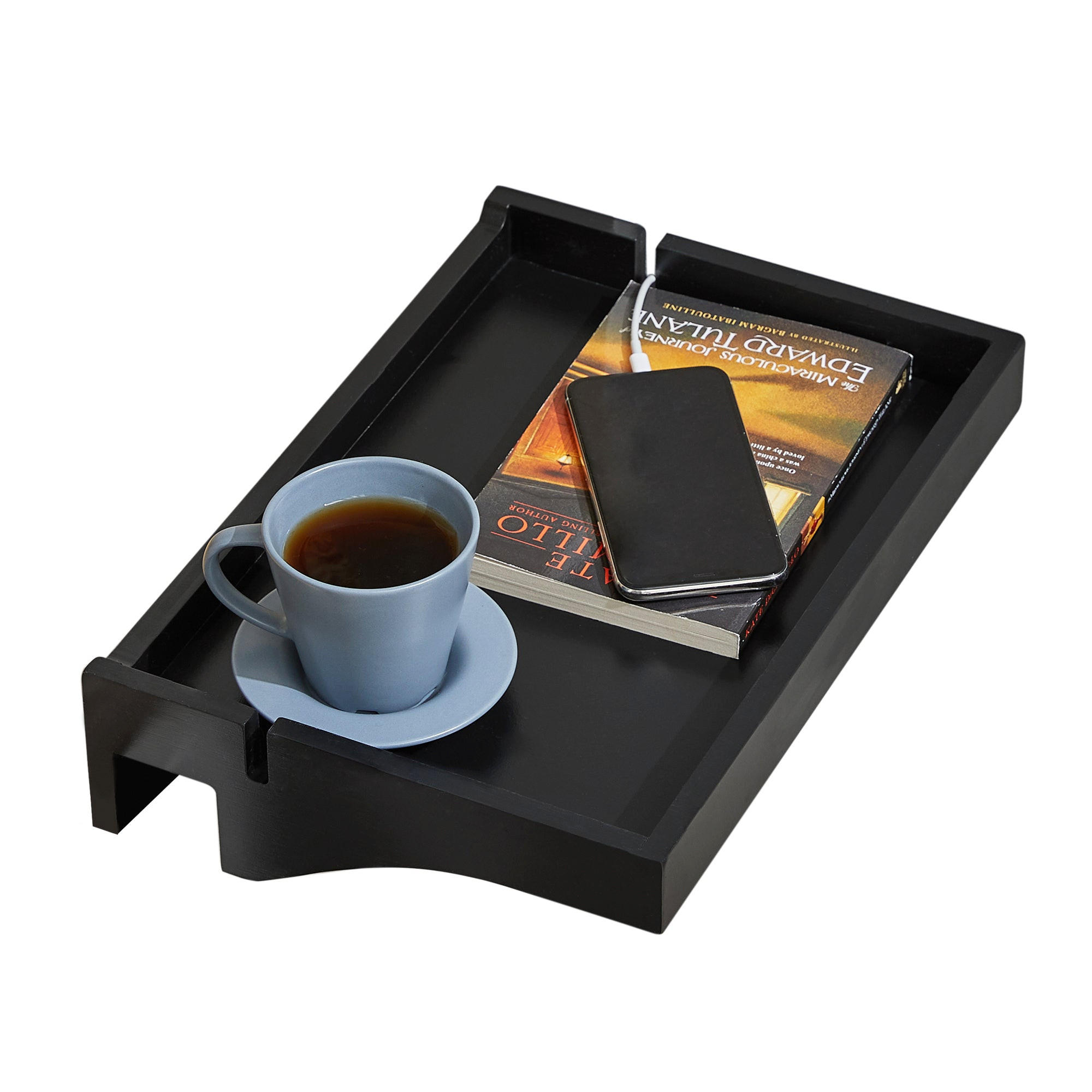 NACHTTISCH Bambus Schwarz - Schwarz, Naturmaterialen (36/9/25cm) - SoBuy