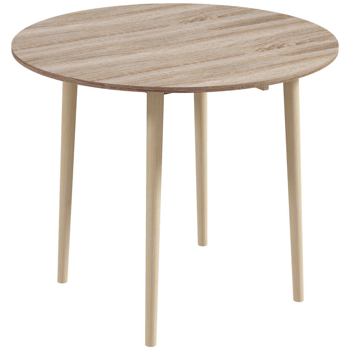 ESSTISCH Holzoptik 1 Stück - Beige, Kunststoff (89/89/73.5cm) - GiPP