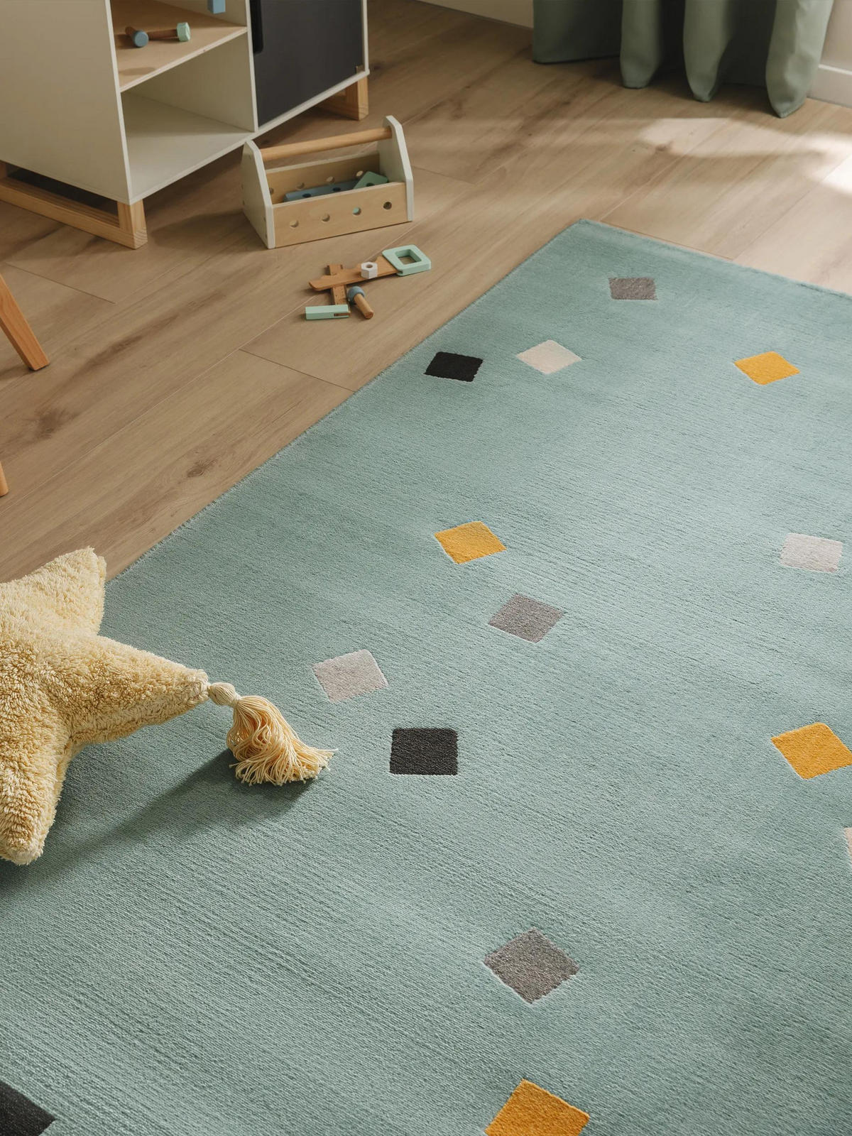KINDERTEPPICH Juno Türkis 120x170 cm - Türkis, Kunststoff/Textil (120/170cm) - Lytte