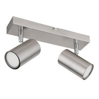 LED DECKENSTRAHLER Robby Metall Silber - Silberfarben, Metall (26/6/12cm) - Globo Lighting