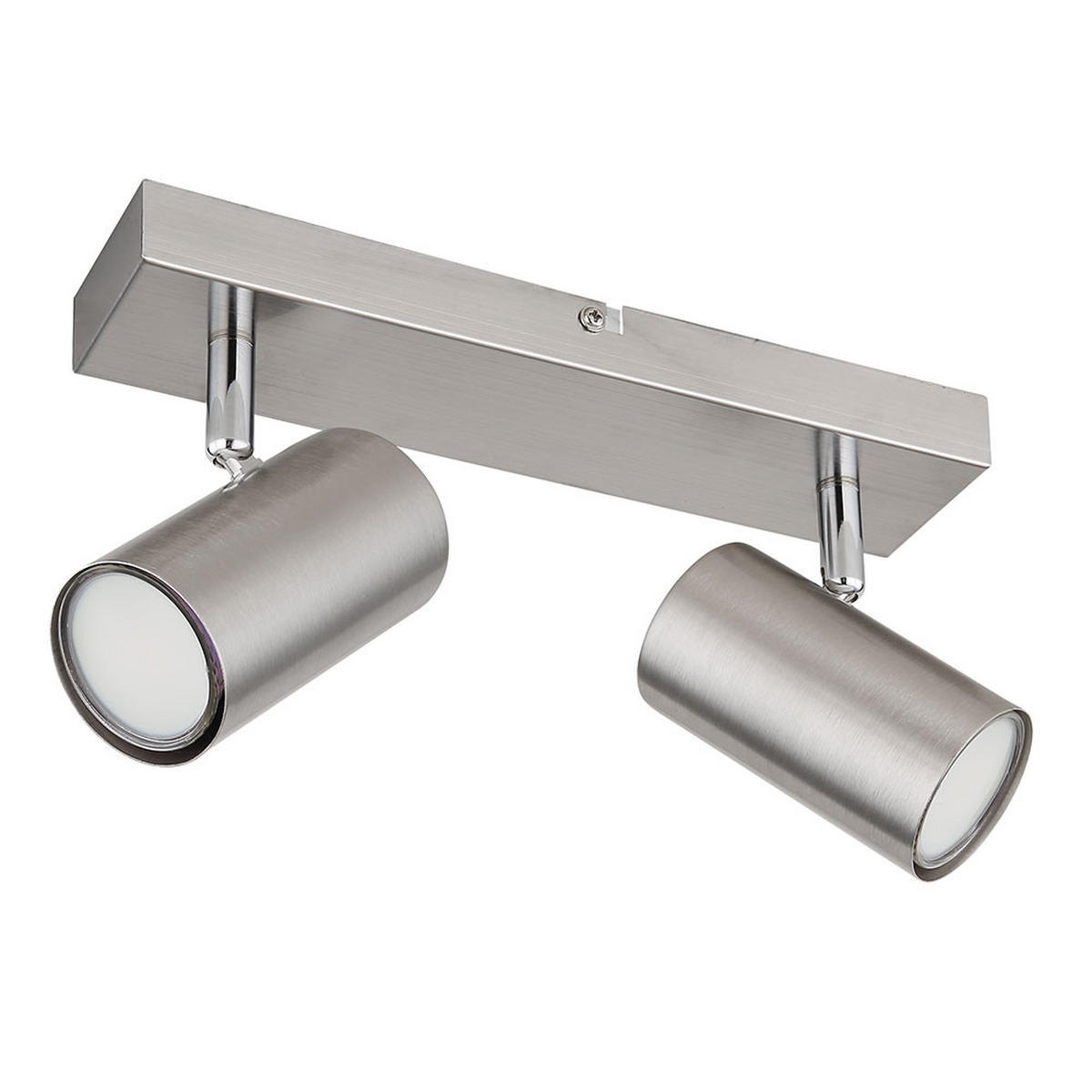 LED DECKENSTRAHLER Robby Metall Silber - Silberfarben, Metall (26/6/12cm) - Globo Lighting