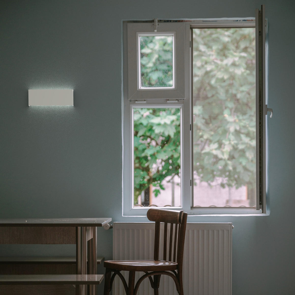 LED-WANDLEUCHTE - Weiß Hochglanz, Metall (29/11/3.6cm) - Lumicom