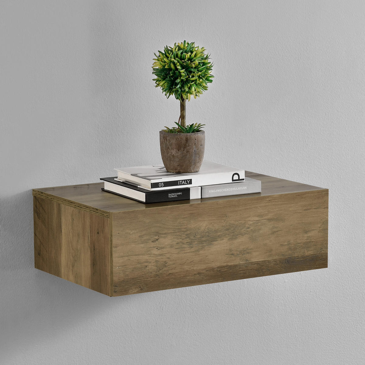 WANDREGAL-SET 2 TLG. Oslo - Multicolor, Holzwerkstoff (46/15/30cm) - [en.casa]