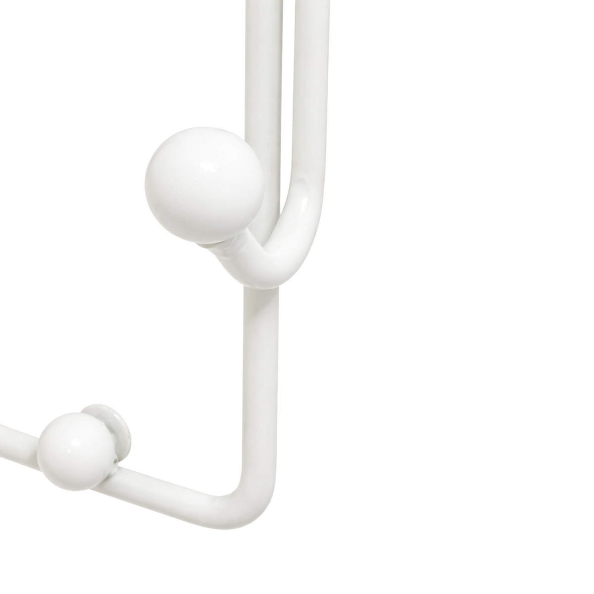 WANDHAKEN Weiß Büroklammer 32 cm - Weiß, Metall (9/32/8cm)