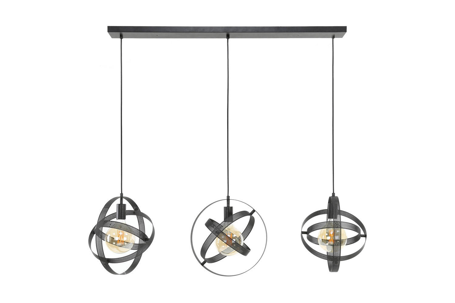 HÄNGELAMPE DILLY Schwarz Metall - Schwarz, Metall (33/115/150cm) - KAWOLA