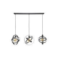 HÄNGELAMPE DILLY Schwarz Metall - Schwarz, Metall (33/115/150cm) - KAWOLA