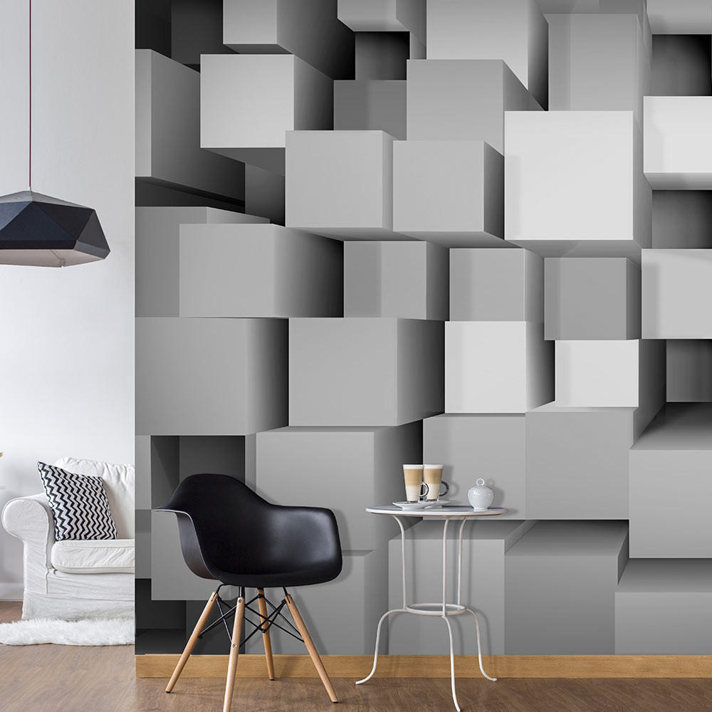 SELBSTKLEBENDE FOTOTAPETE 490/280 cm - Grau, Kunststoff/Textil (490/1cm) - KUNSTLOFT