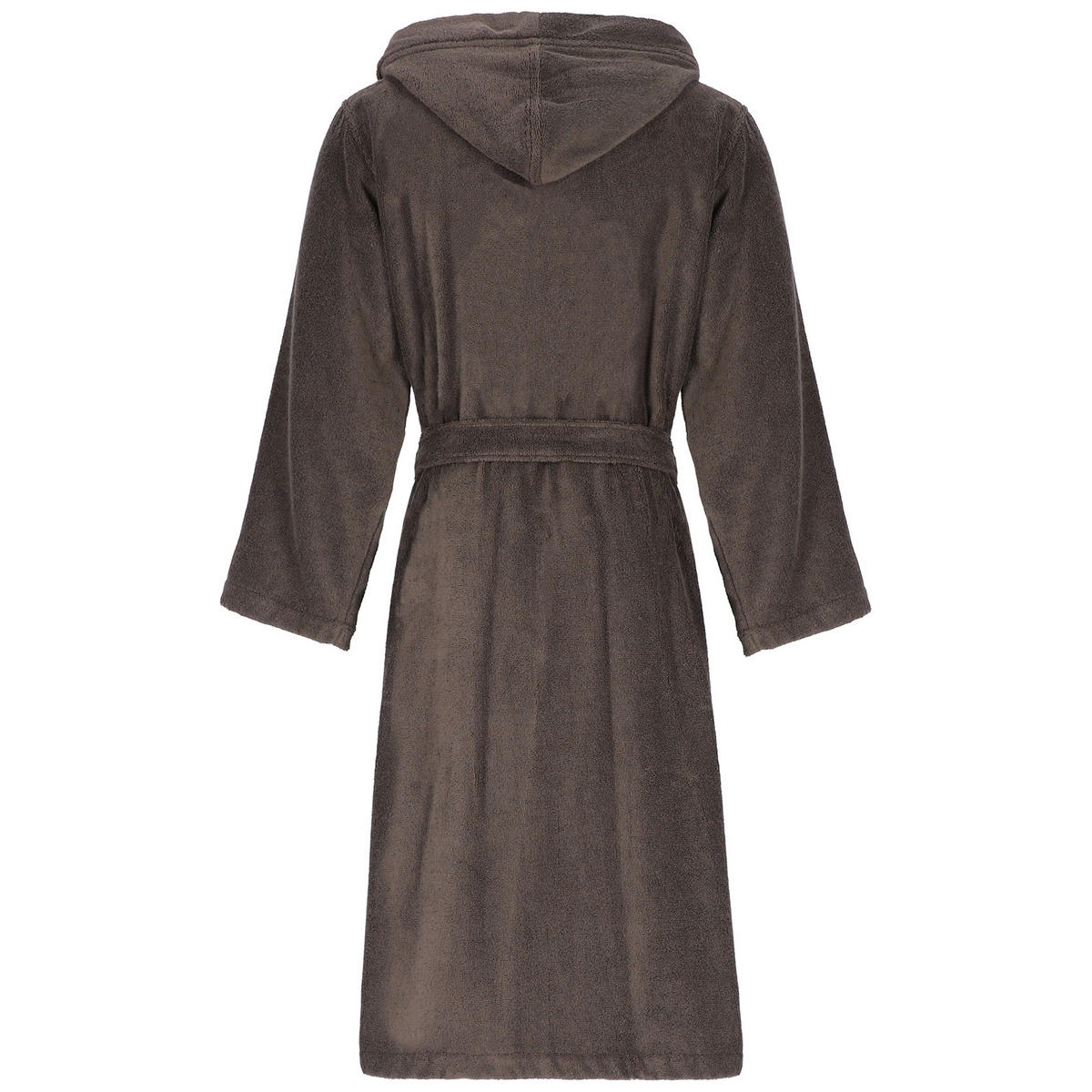 BADEMANTEL HERREN KAPUZE UNI 829 PEPPER - 37 - Schwarz, Textil (XLnull) - Cawö