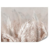 FOTOTAPETE Palmenblätter tropische Pflanzen 350x256cm - Beige/Braun, Papier (350/256cm) - Muralo