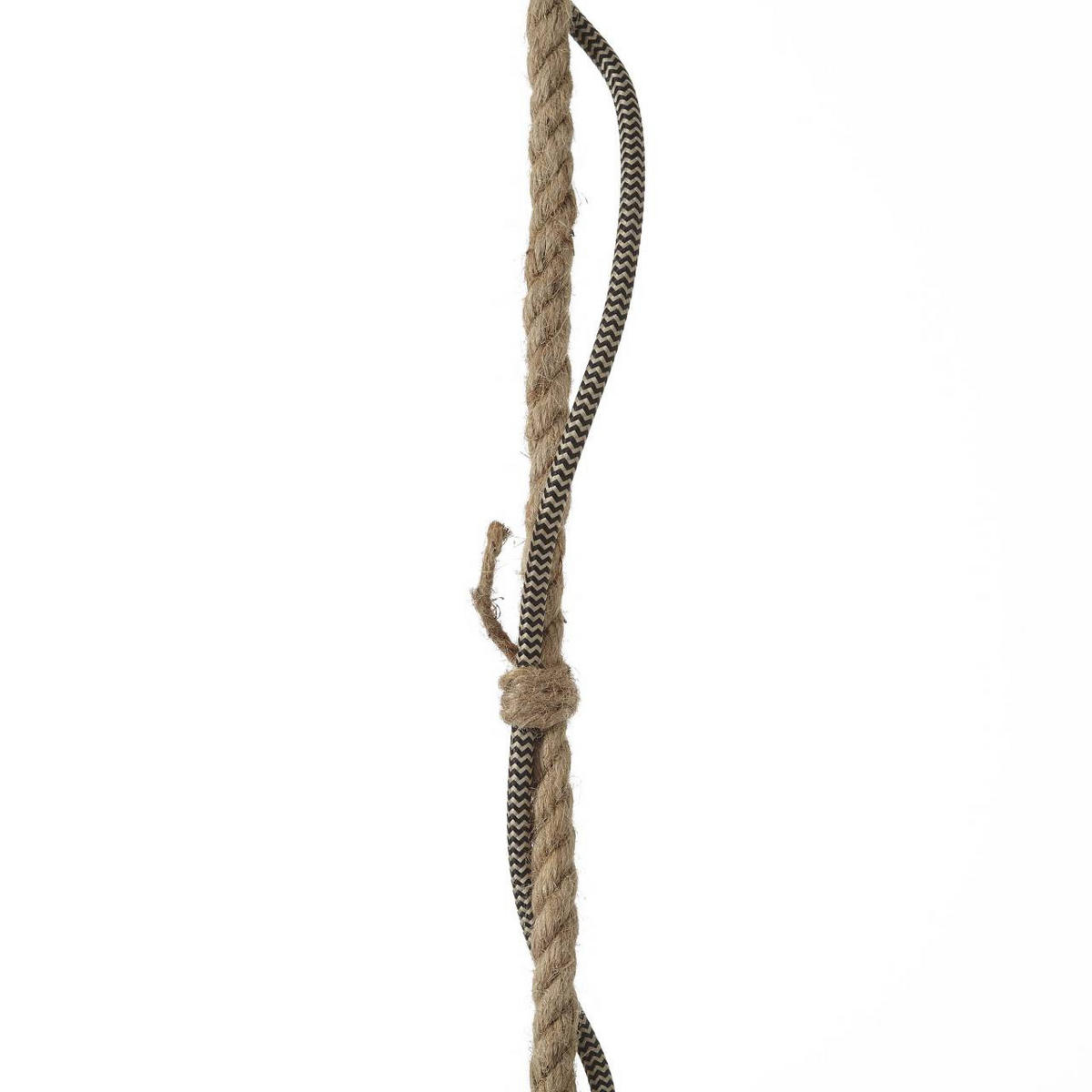 PENDELLEUCHTE Narcy 93587/71 - Braun, Holz (29/59/110cm) - Brilliant