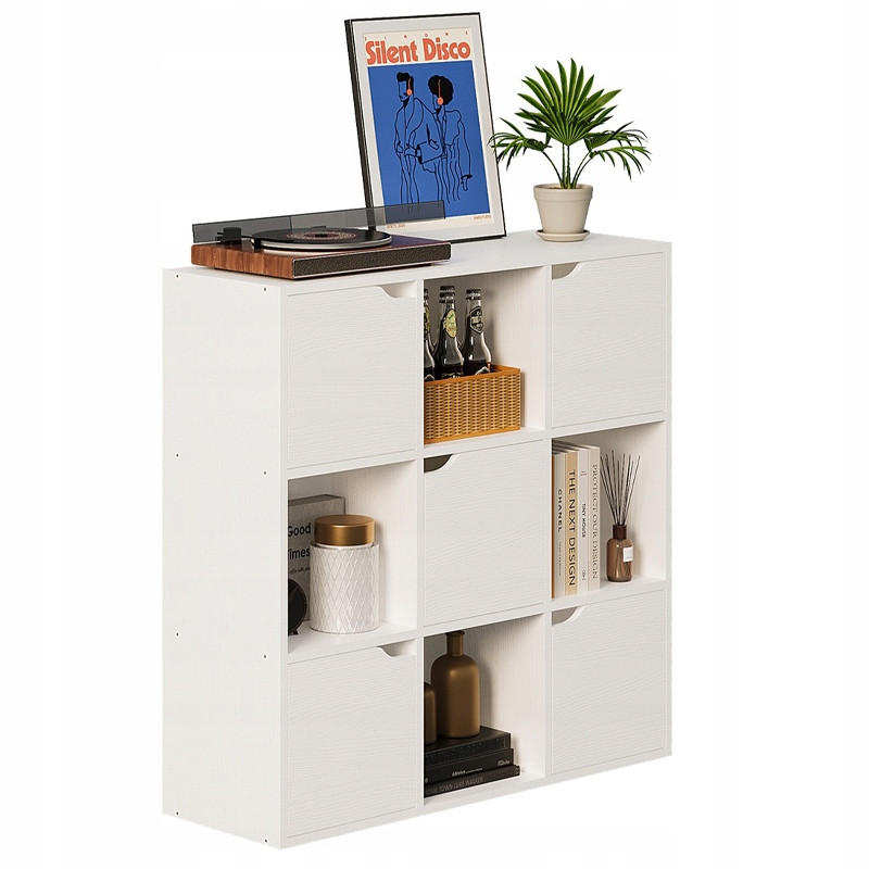 REGAL, weiß, 90 x 30 x 90 cm - Weiß, Holzwerkstoff (90/90/30cm)