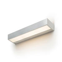 WANDLEUCHTE PRIO LED 62 gebürstetes Aluminium 33 W - Silberfarben, Metall (12/63/62cm) - Rendl