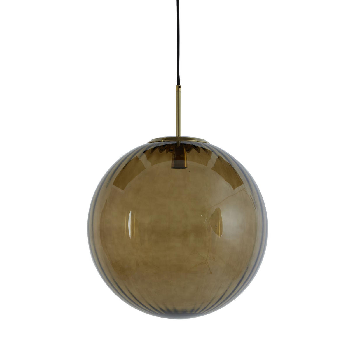 HÄNGELAMPE Magdala Braun Ø48/48 cm - Braun, Glas (48/48/48cm) - Light & Living
