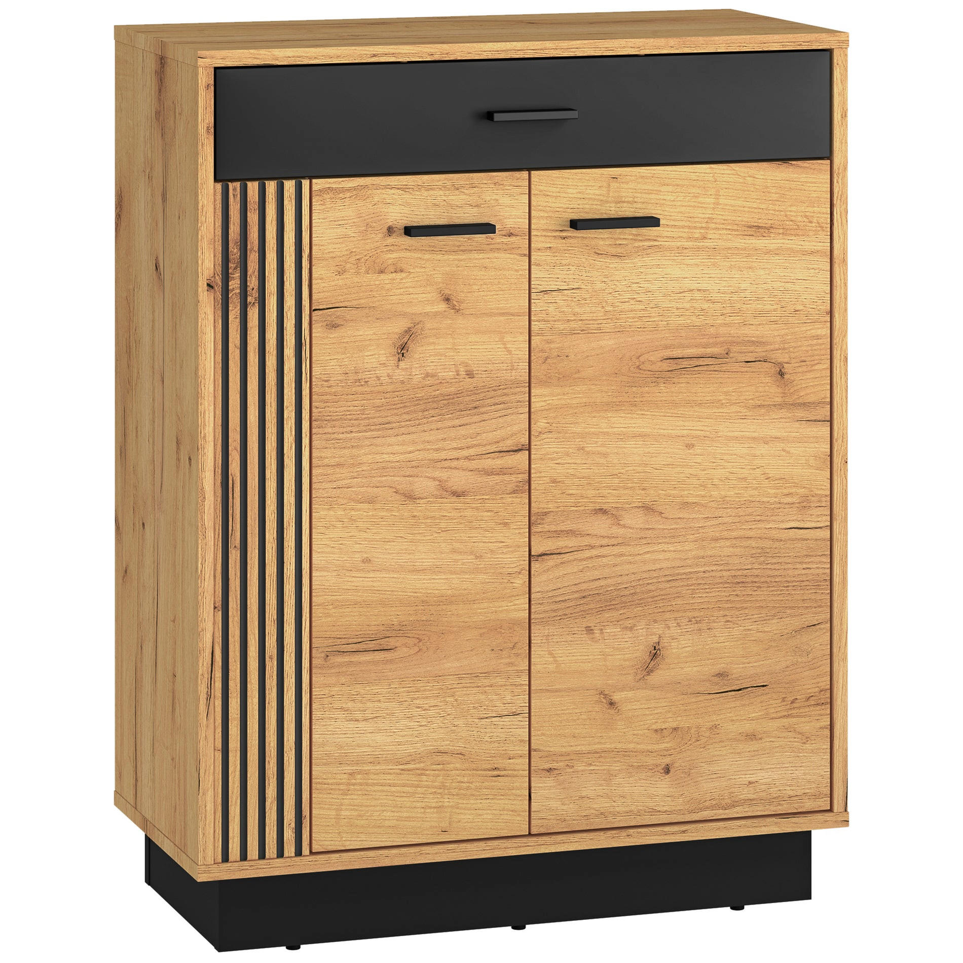 SIDEBOARD Vasco Eiche 70 cm - Eichefarben, Holzwerkstoff (70/90.9/33.4cm) - Homebook