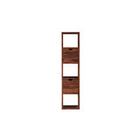 BÜCHERREGAL Kwarto Braun aus Palisander - Braun, Holz (35/150/30cm) - Tikamoon