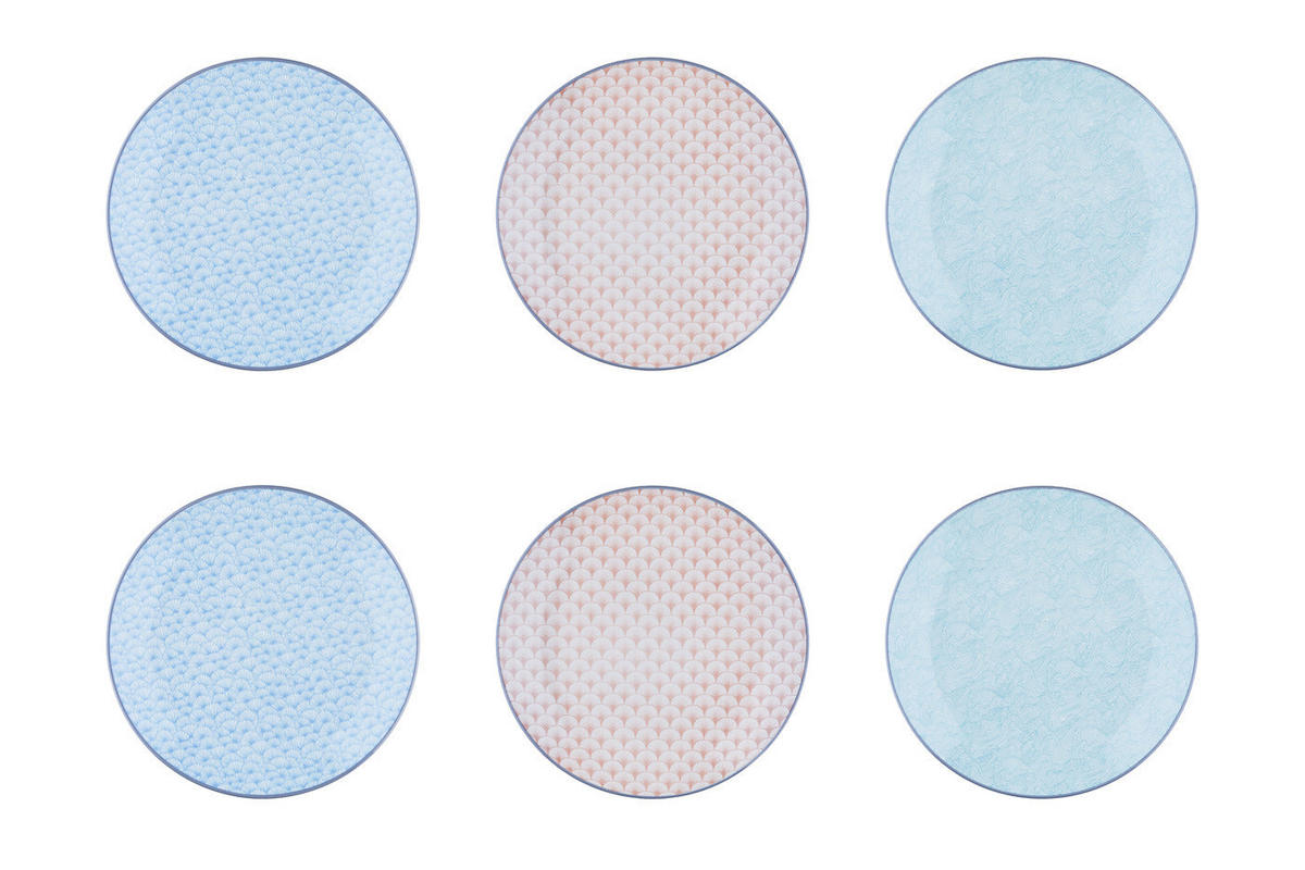 SERVICE Die Essentials - 18 Teile - Pastel - Pink, Keramik (1/1/1cm) - Björn