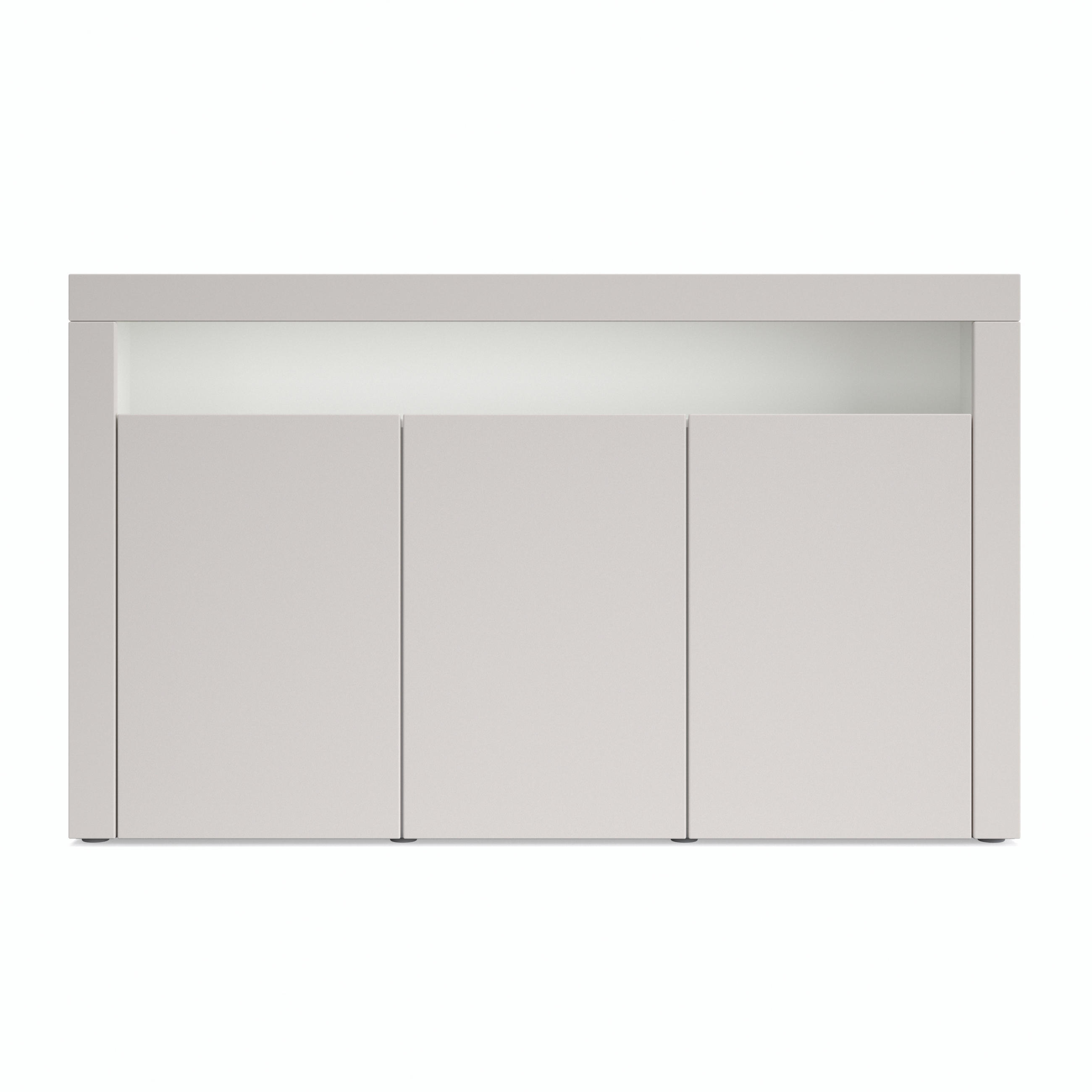 SIDEBOARD Valencia Cashmere / Cashmere - Kaschmir, Holzwerkstoff (155/92/40cm) - Vladon