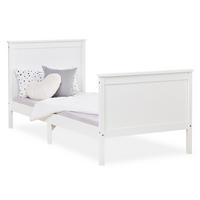 HOLZBETT Kinderbett 90/200 cm weiß - Weiß, Holz (98/97/208cm) - Homestyle4u