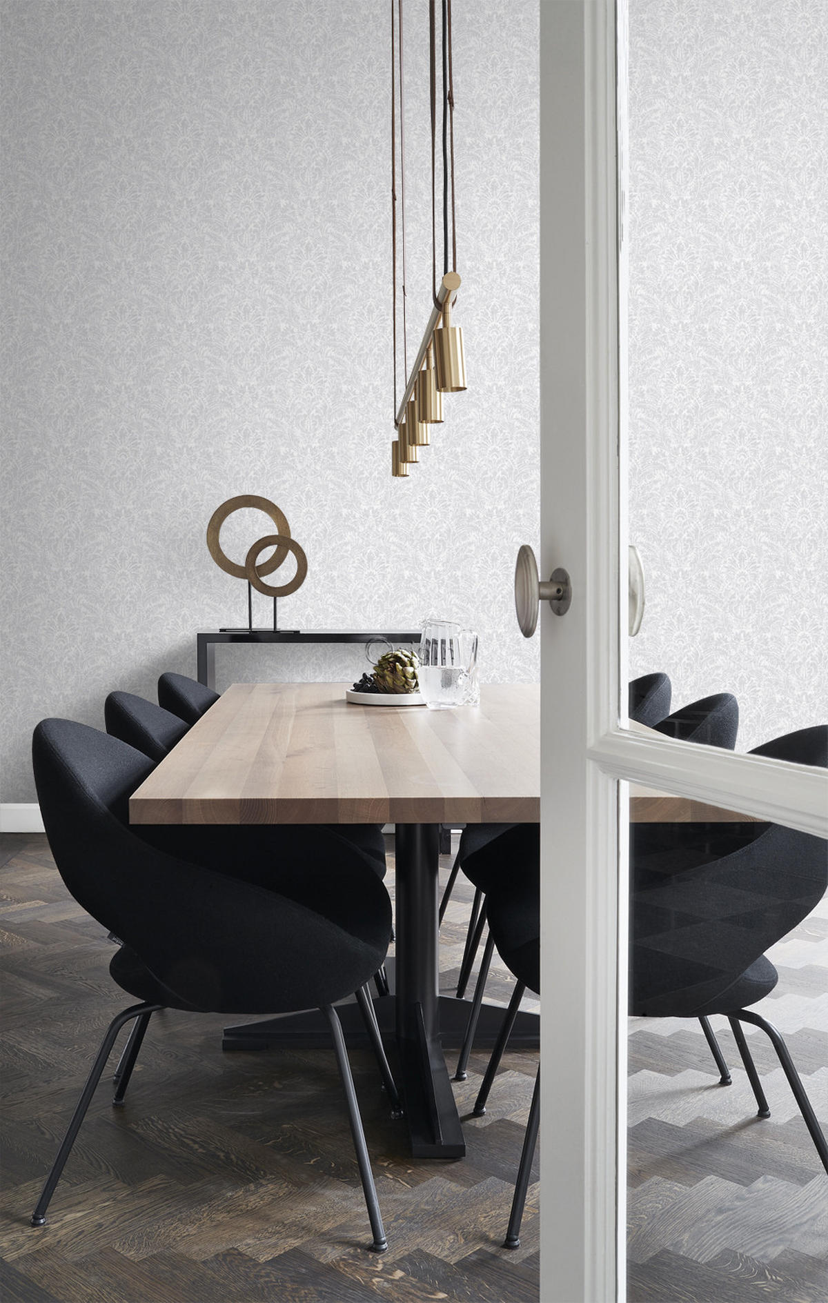 TAPETE Ornamente 53 cm x 10.05 m - Grau, Papier (53/1000cm) - Origin Wallcoverings