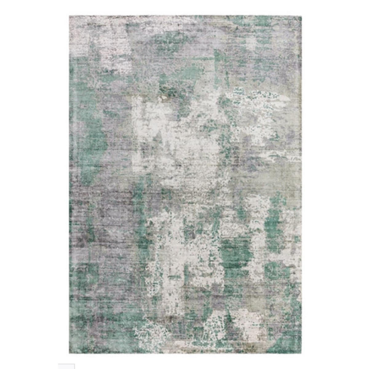 TEPPICH Moderner handgefertigter für Wohn- und Schlafzimmer von BYGAT Grün 160 x 230 cm - Grün, Textil (160/230cm) - Novatrend