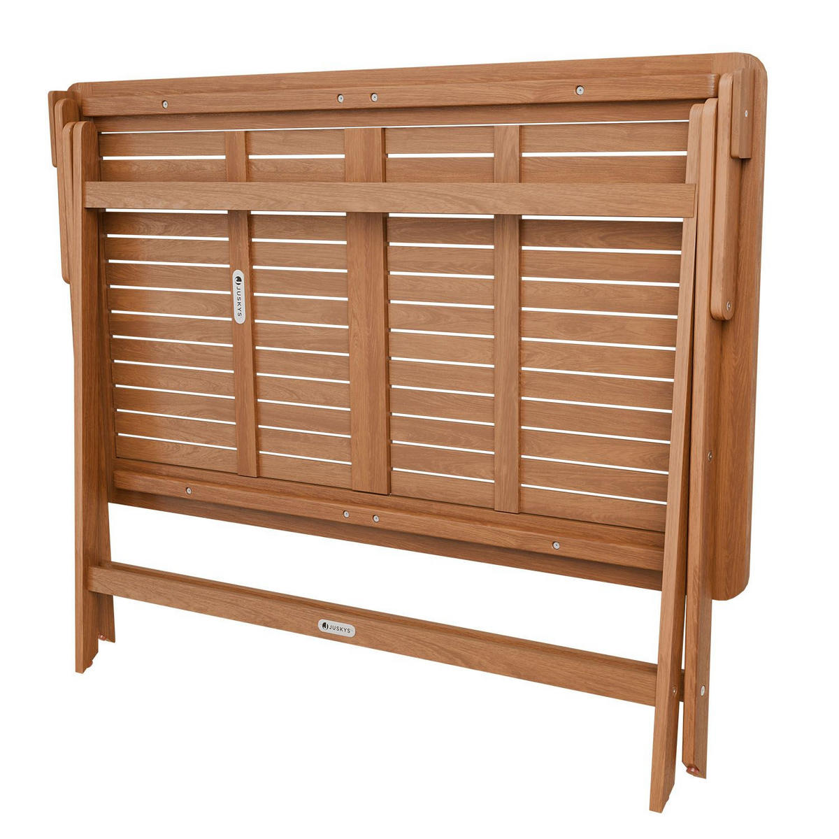 GARTENMÖBELSET Rimini 5-tlg 120x57,5 cm natur - Naturfarben, Holz - Juskys