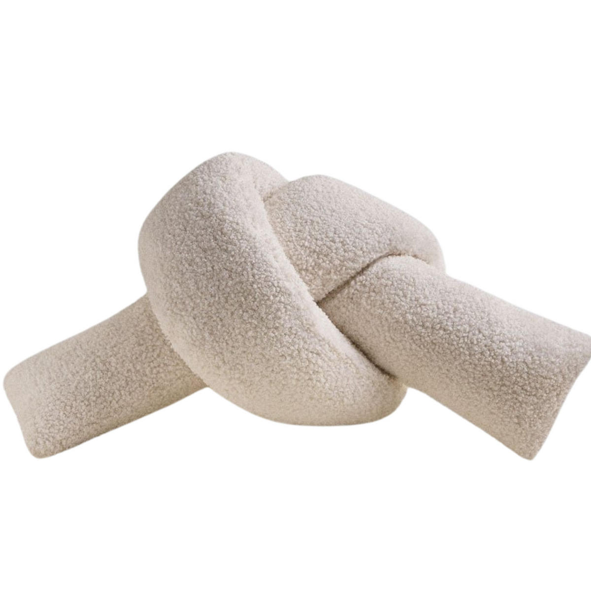 ZIERKISSEN Soft. Knopf. Beige - Beige, Textil (25/55cm) - SOWL
