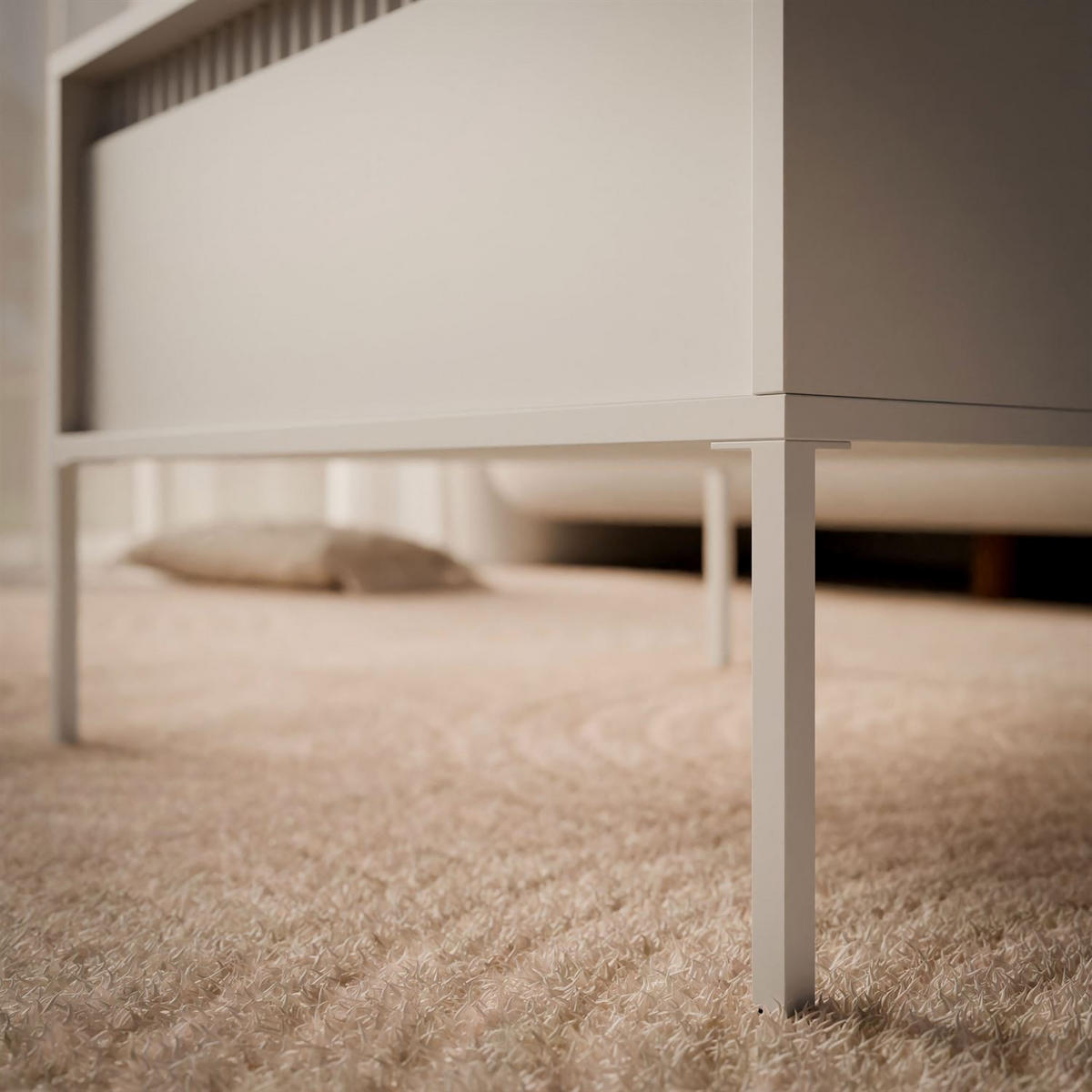 COUCHTISCH YASUMI mit Schublade beige - Beige, Holzwerkstoff (68/68/48.4cm) - Lookway