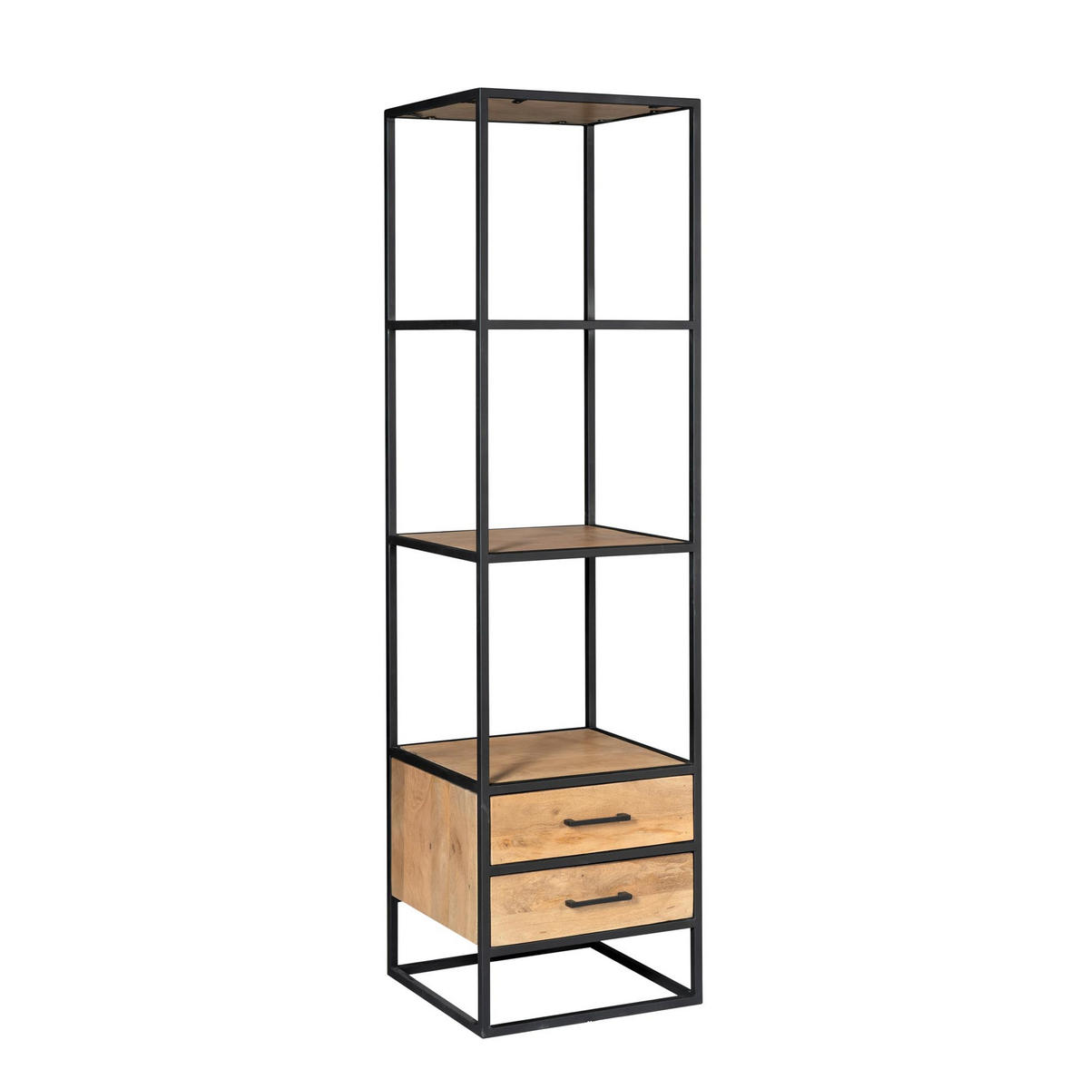 BÜCHERREGAL Dakota Braun 45/55/200 cm - Braun, Holz (55/200/45cm) - Starfurn