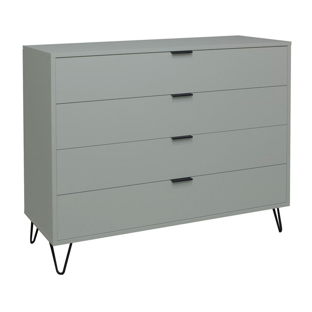 Thumbnail - 58aufmkessel Kommode, Grün, Holzwerkstoff, 119x102x45 cm, Wohnzimmer, Kommoden & Sideboards, Kommoden