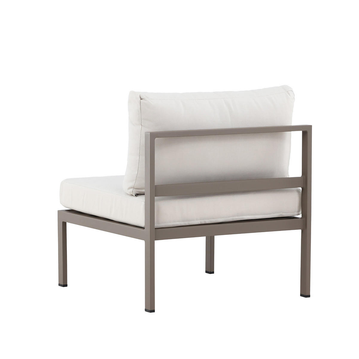 LOUNGESESSEL - Beige/Braun, Metall (70/65/74cm) - home24