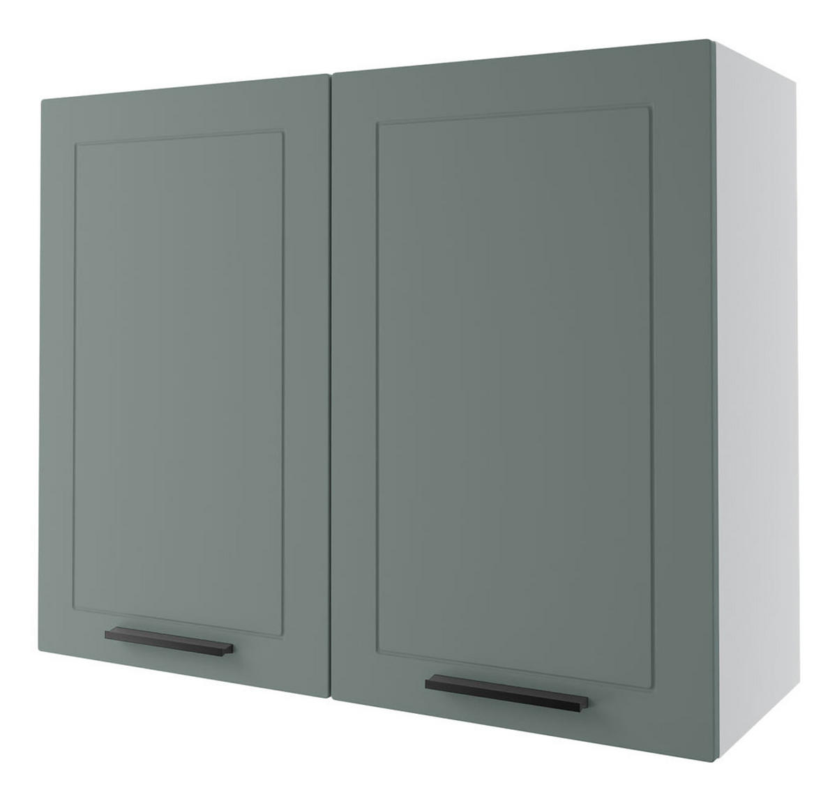 KÜCHENHÄNGESCHRANK Kvantum W3/90 Mint Matt / Weiß Matt 90 / 32,5 / 72cm - Weiß/Mintgrün, Holz/Holzwerkstoff (90/72/32.5cm) - Feldmann-Wohnen