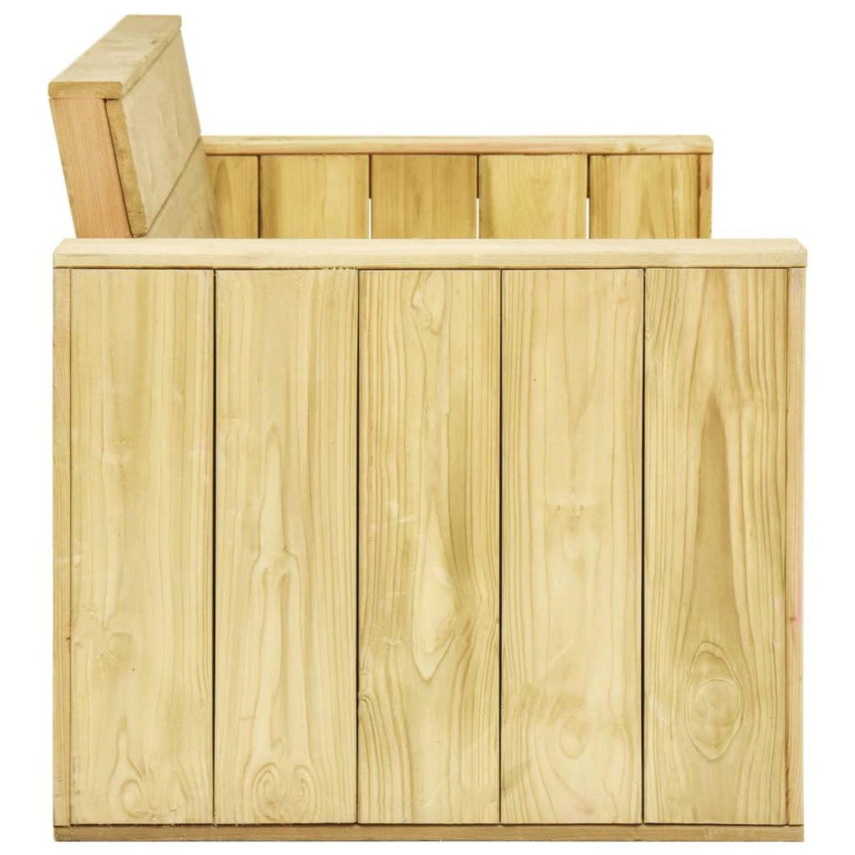GARTENBANK 179 cm Imprägniertes Kiefernholz - Braun, Holz (179/76/76cm)