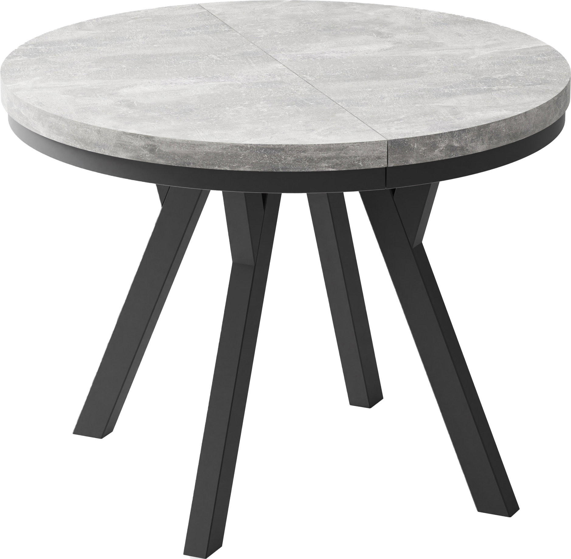 WFL Group Esstisch Hellgrau 150x76x100 cm
