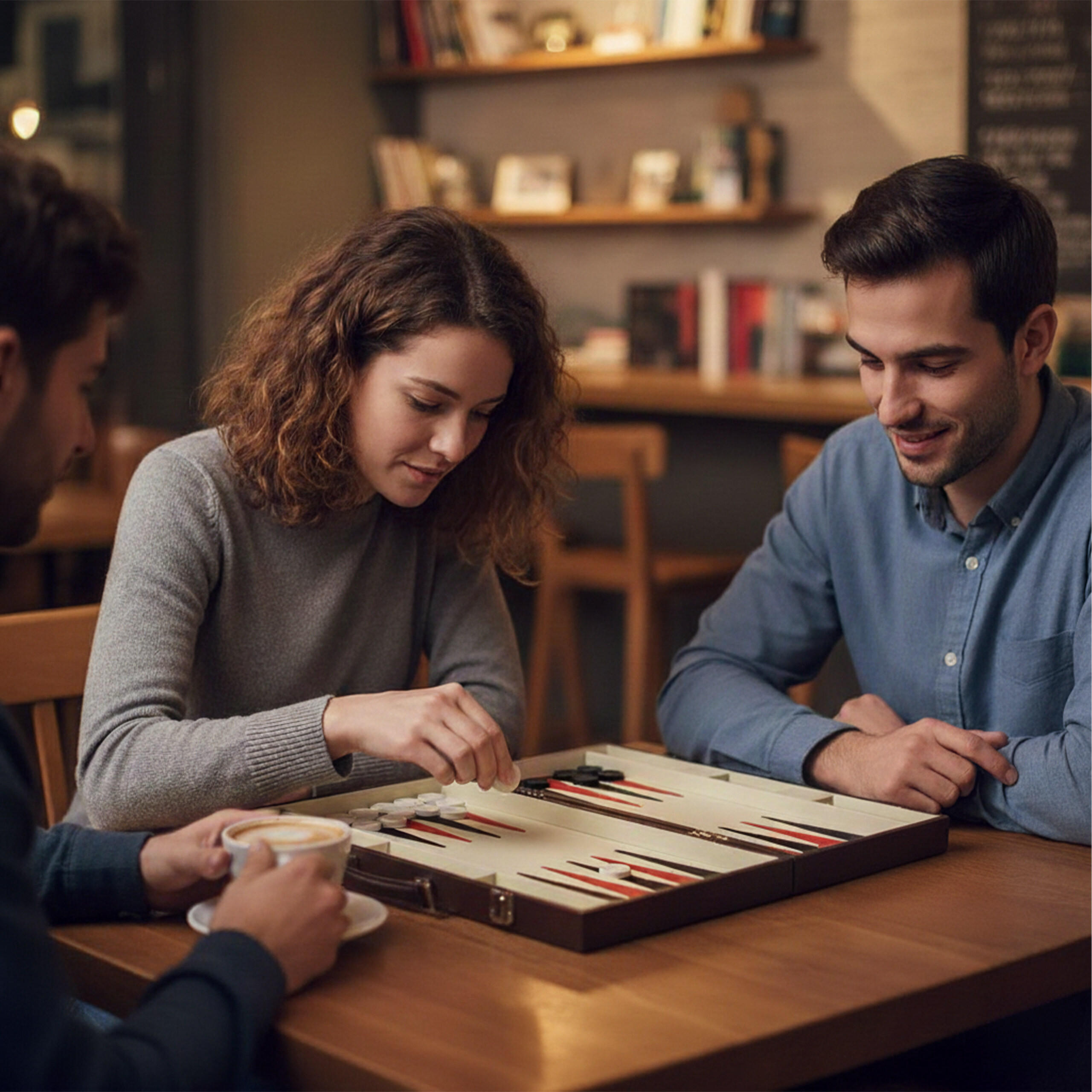 Thumbnail - Relaxdays Backgammon-Koffer, Braun, Kunststoff, Holzwerkstoff, Metall, 36x23.5 cm, Spielzeug, Kinderspielzeug, Kinderspi...