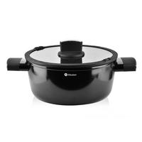 TOPF Valerian Schwarz 33/16/12 cm Metall - Schwarz, Metall (33cm) - Mondex